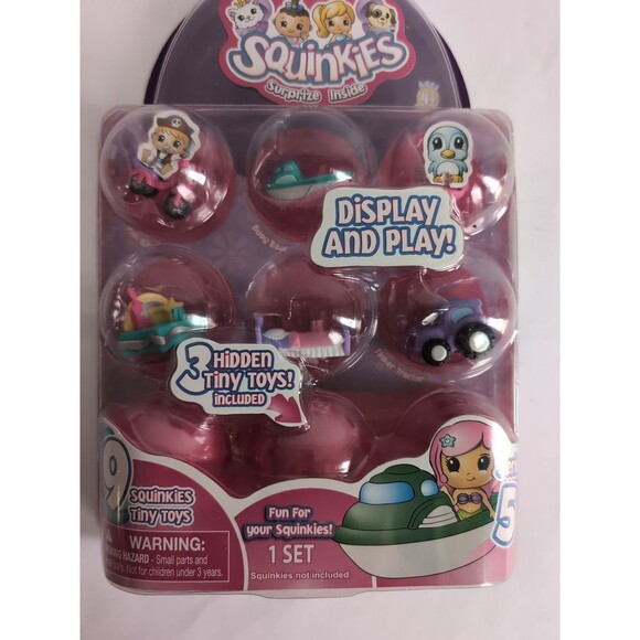 Squinkies Series 5 Accessory Car Bed Boat Bicycle Set Sealed - Picture 3 of 3